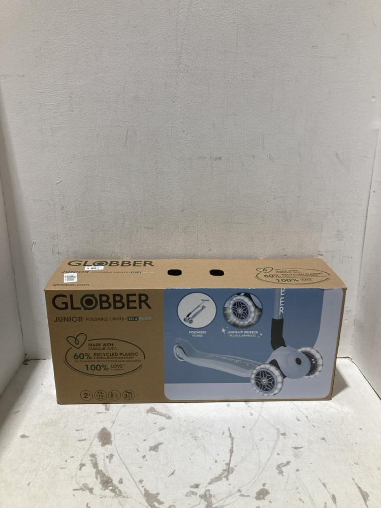 Lot 381  
            Birmingham SR108 - Parcel Delivery Only 

                
GLOBBER JUNIOR FOLDABLE LIGHTS SCOOTER