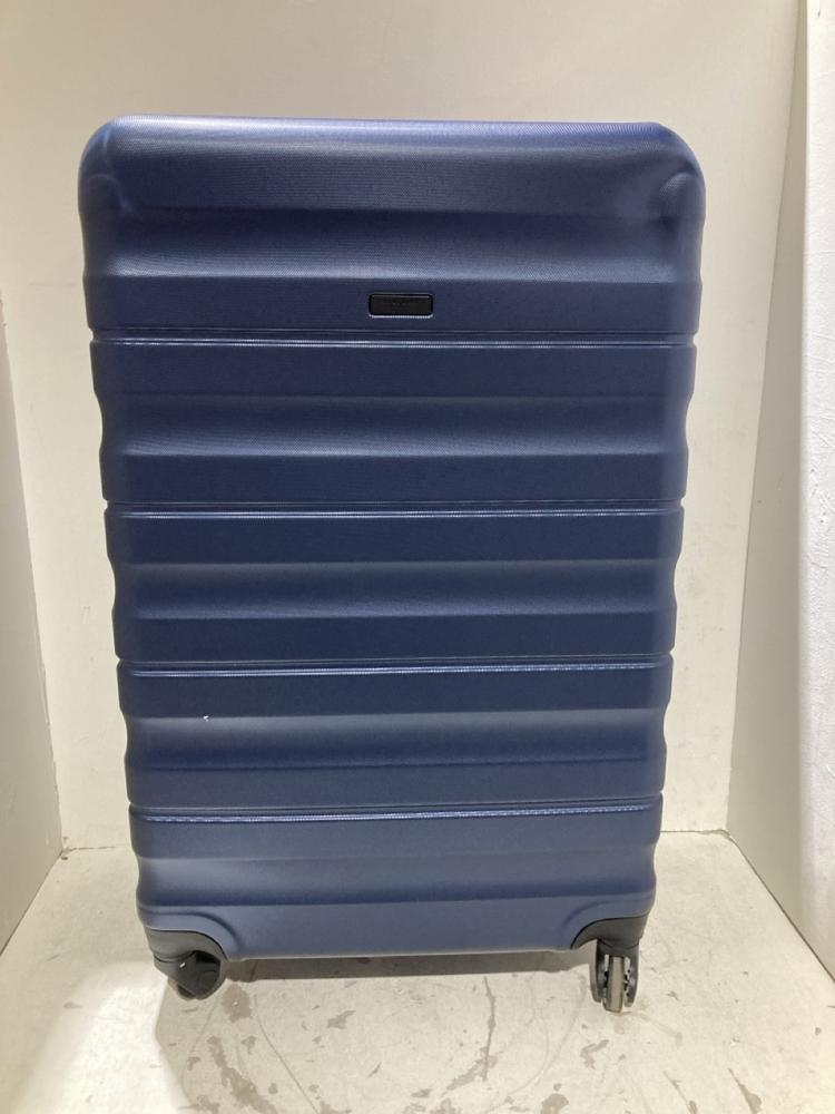 Lot 388  
            Birmingham SR108 - Parcel Delivery Only 

                
JOHN LEWIS & PARTNERS ANY DAYS DARK BLUE HARDSHELL SUITCASE