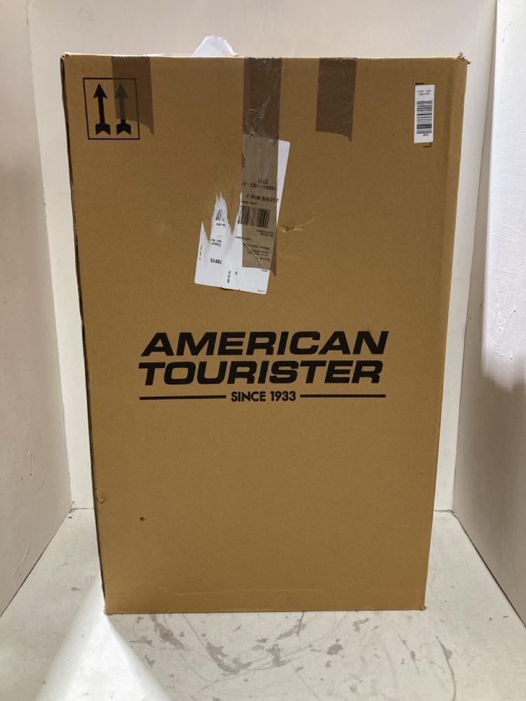 Lot 391  
            Birmingham SR108 - Parcel Delivery Only 

                
AMERICAN TOURISTER LIGHT GREY LARGE HARDSHELL SUITCASE