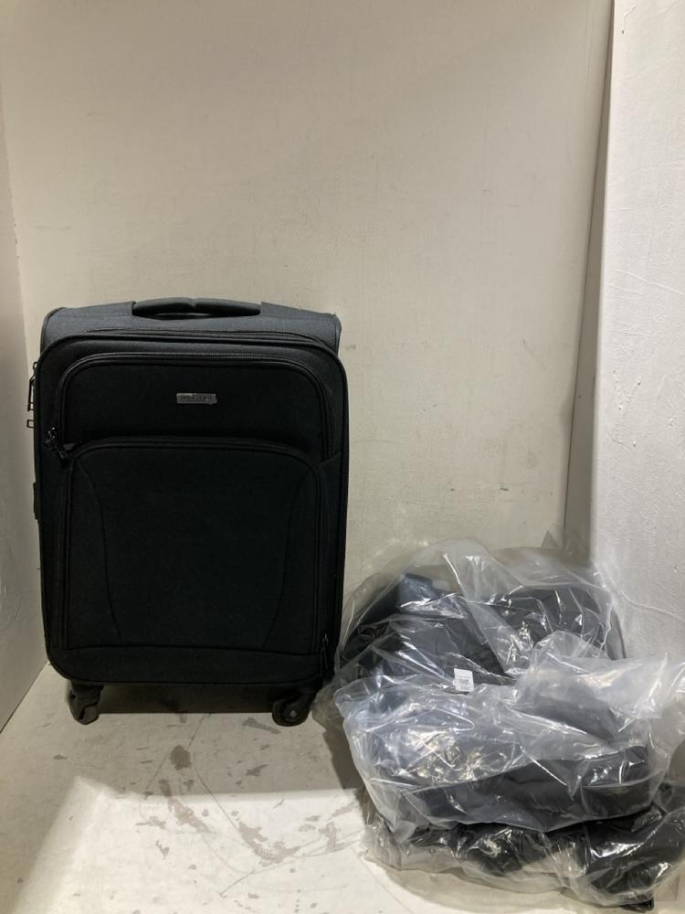 Lot 396  
            Birmingham SR108 - Parcel Delivery Only 

                
3 X ITEMS TO INCLUDE JOHN LEWIS & PARTNERS BLACK SOFT SHELL SUITCASE