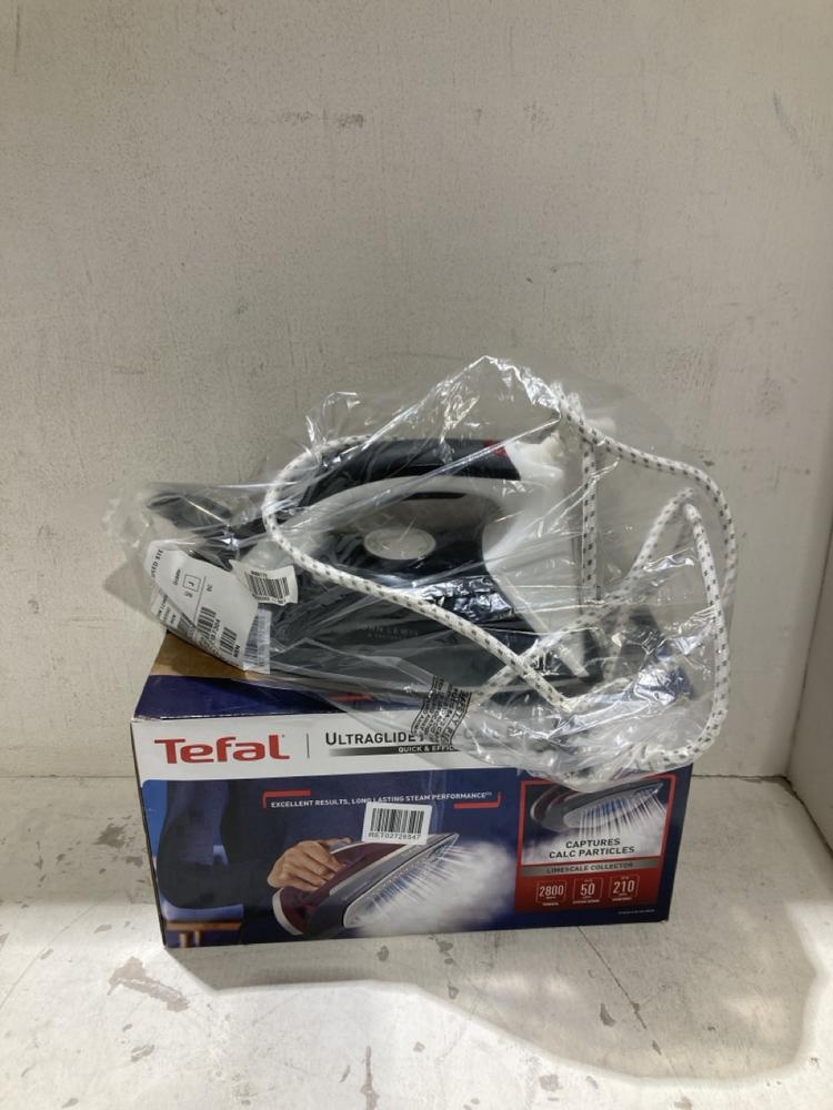 Lot 398  
            Birmingham SR108 - Parcel Delivery Only 

                
2 X ITEMS TO INCLUDE TEFAL ULTRAGLIDE STEAM IRON