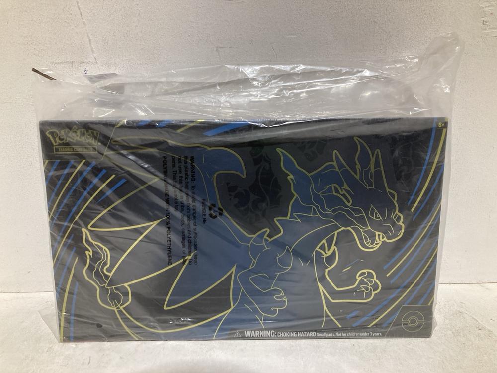 Lot 40  
            Birmingham SR108 - Parcel Delivery Only 

                
POKEMON MEGA CHARIZARD X EX ULTRA PREMIUM COLLECTION ORIGINAL RRP £124.99