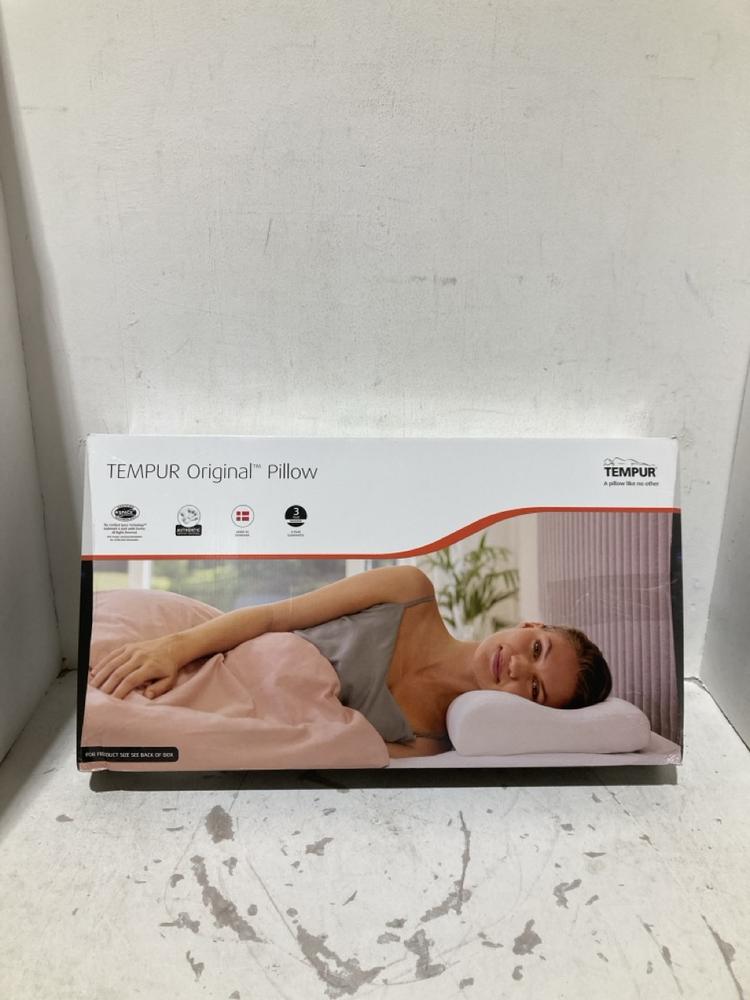 Lot 427  
            Birmingham SR108 - Parcel Delivery Only 

                
TEMPUR ORIGINAL PILLOW