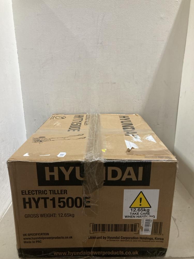 Lot 437  
            Birmingham SR108 - Parcel Delivery Only 

                
HYUNDAI ELECTRIC TILLER HYT1500E