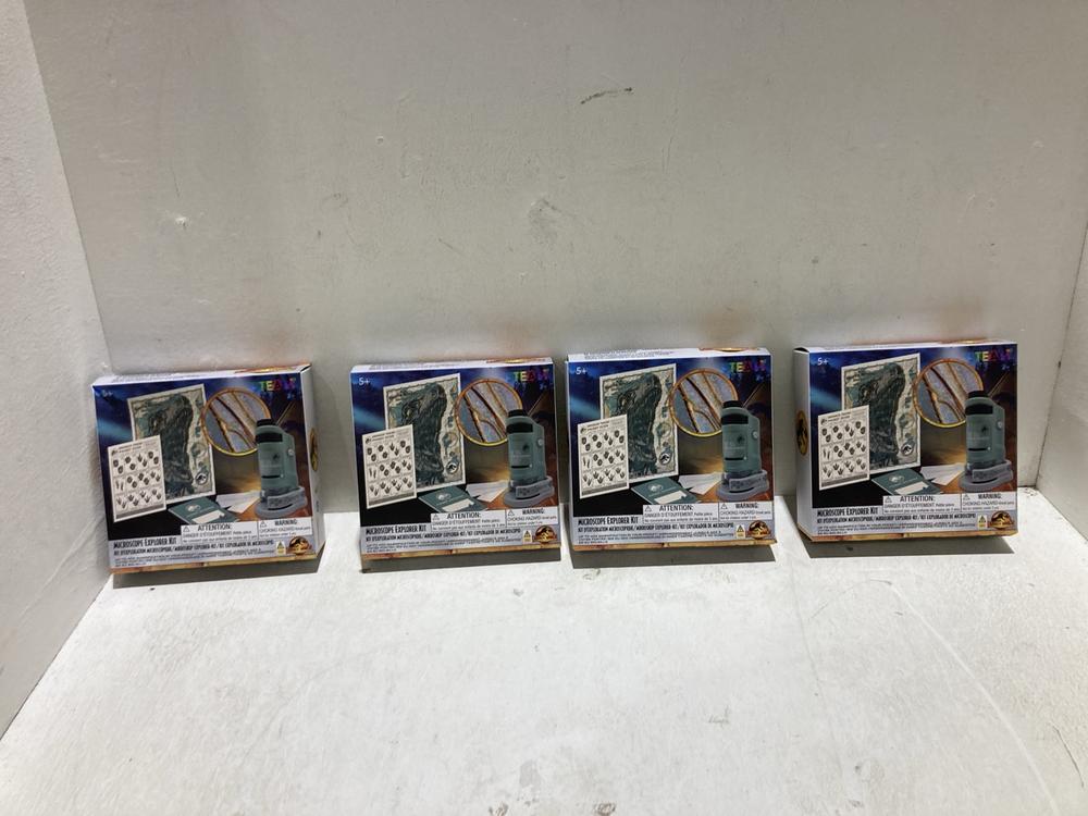 Lot 449  
            Birmingham SR108 - Parcel Delivery Only 

                
BOX OF DURASSIC WORLD MICROSCOPE EXPLORER KIT 5+