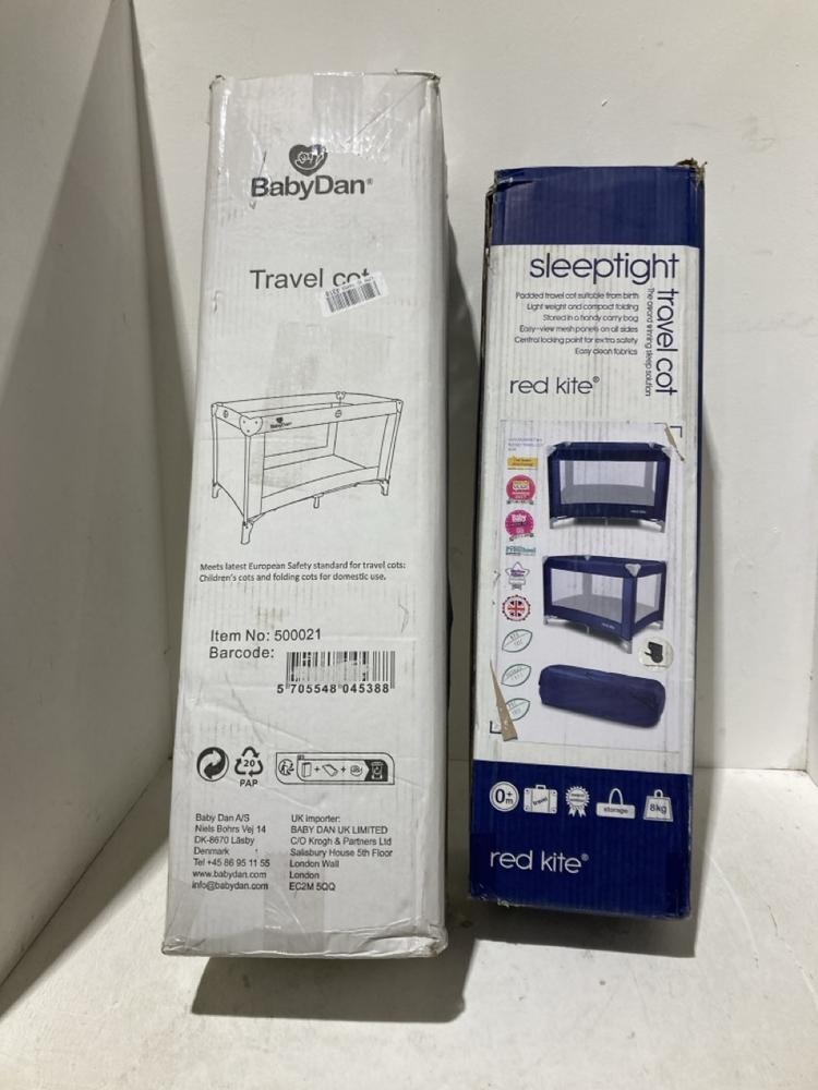 Lot 481  
            Birmingham SR108 - Parcel Delivery Only 

                
2 X ITEMS TO INCLUDE RED KITE SLEEPTIGHT TRAVEL COT