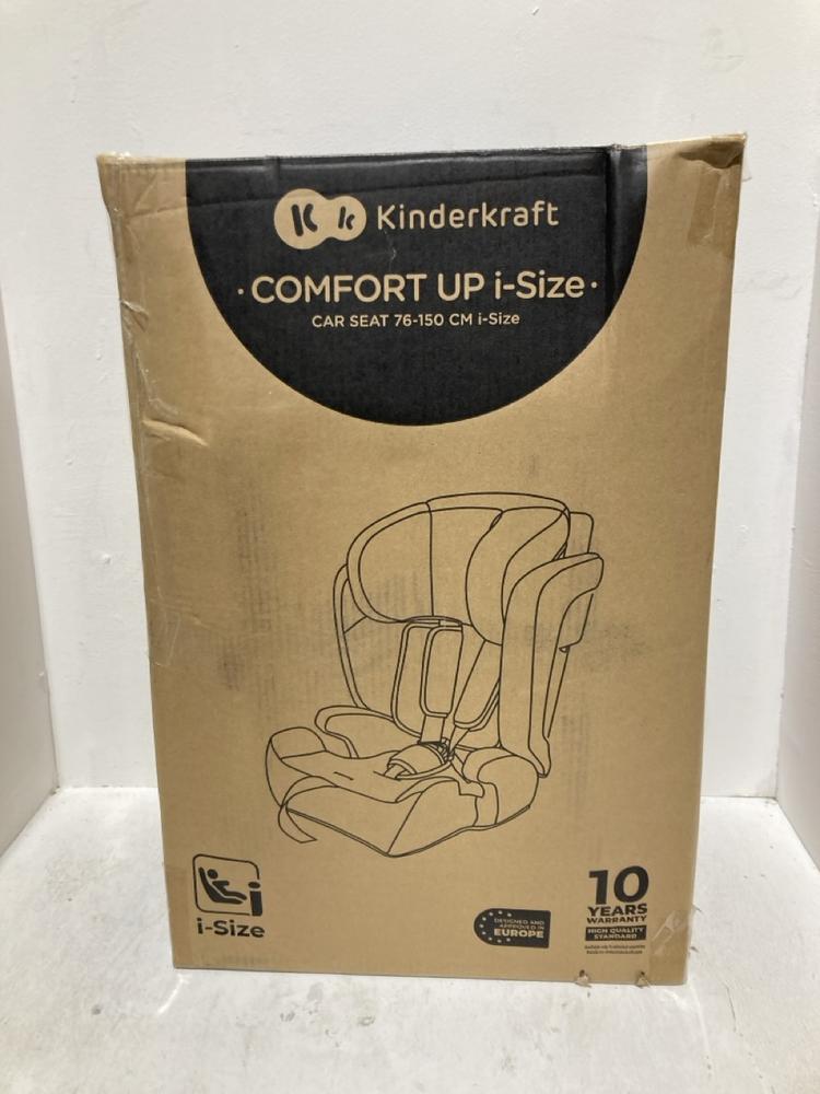 Lot 486  
            Birmingham SR108 - Parcel Delivery Only 

                
KINDERKRAFT COMFORT UP I-SIZE CAR SEAT