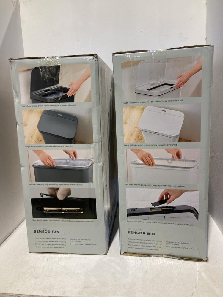 Lot 488  
            Birmingham SR108 - Parcel Delivery Only 

                
2 X ITEMS TO INCLUDE TOWER 50L SENSOR BIN