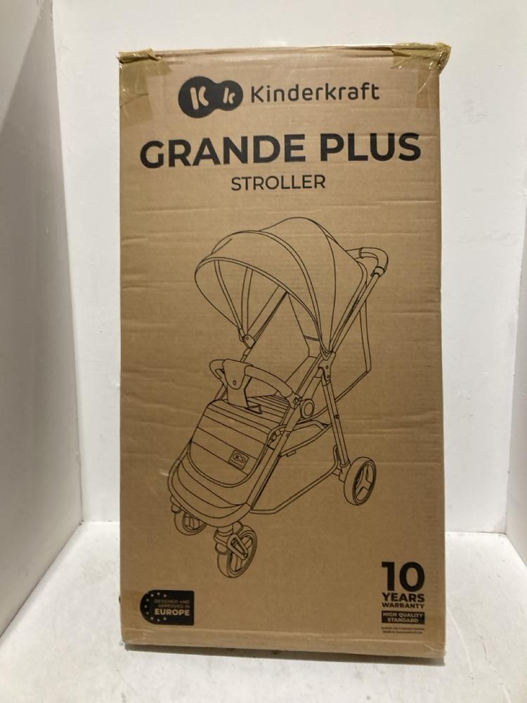 Lot 490  
            Birmingham SR108 - Parcel Delivery Only 

                
KINDERKRAFT GRANDE PLUS STROLLER