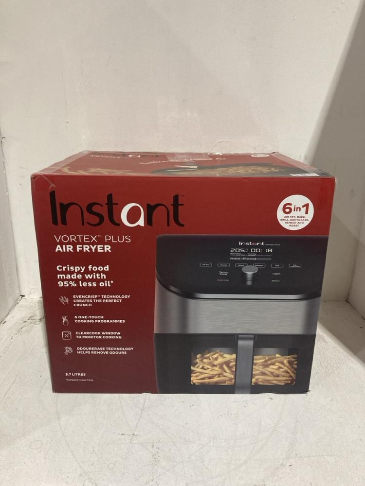 Lot 525  
            Birmingham SR108 - Parcel Delivery Only 

                
INSTANT POT VORTEX PLUS AIR FRYER