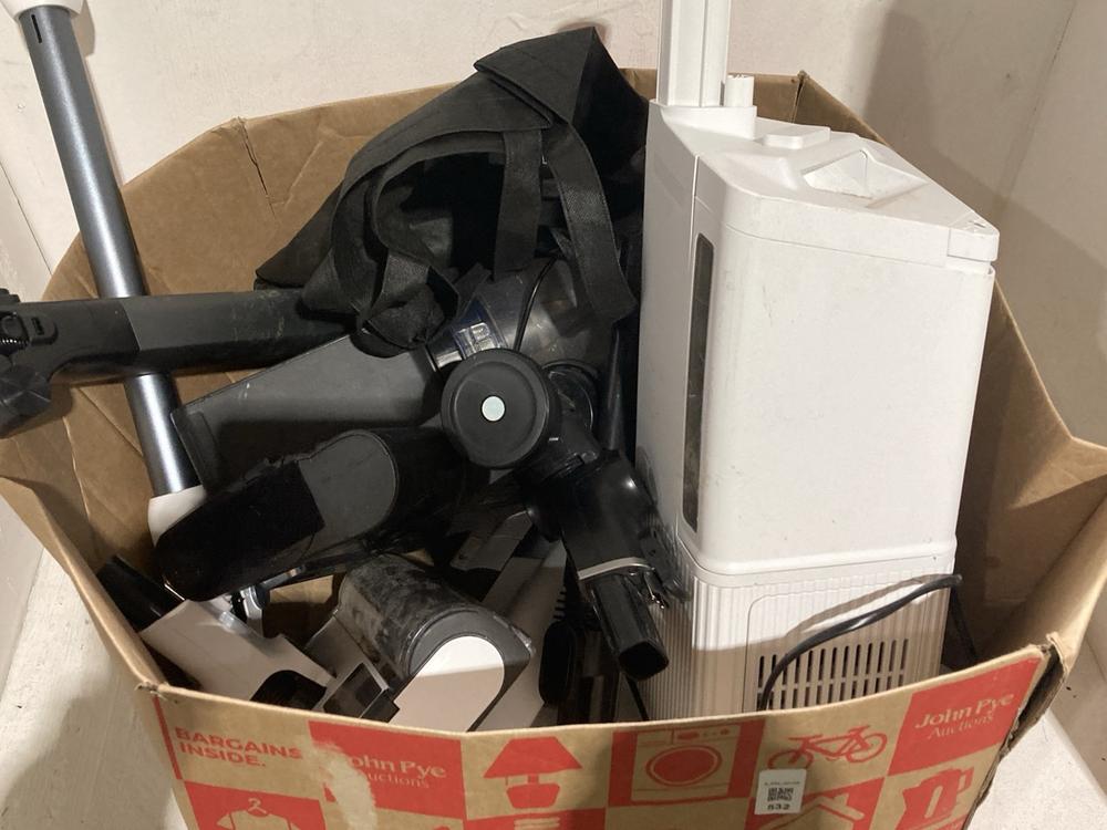 Lot 532  
            Birmingham SR108 - Parcel Delivery Only 

                
2 X ITEMS TO INCLUDE SHARK STRATOS CORDLESS STICK VACUUM CLEANER