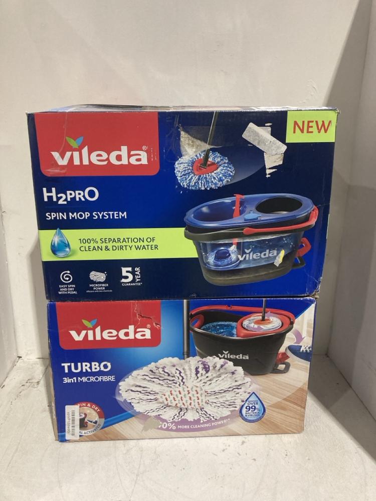 Lot 536  
            Birmingham SR108 - Parcel Delivery Only 

                
2 X ITEMS TO INCLUDE VILEDA H2PRO SPIN MOP SYSTEM