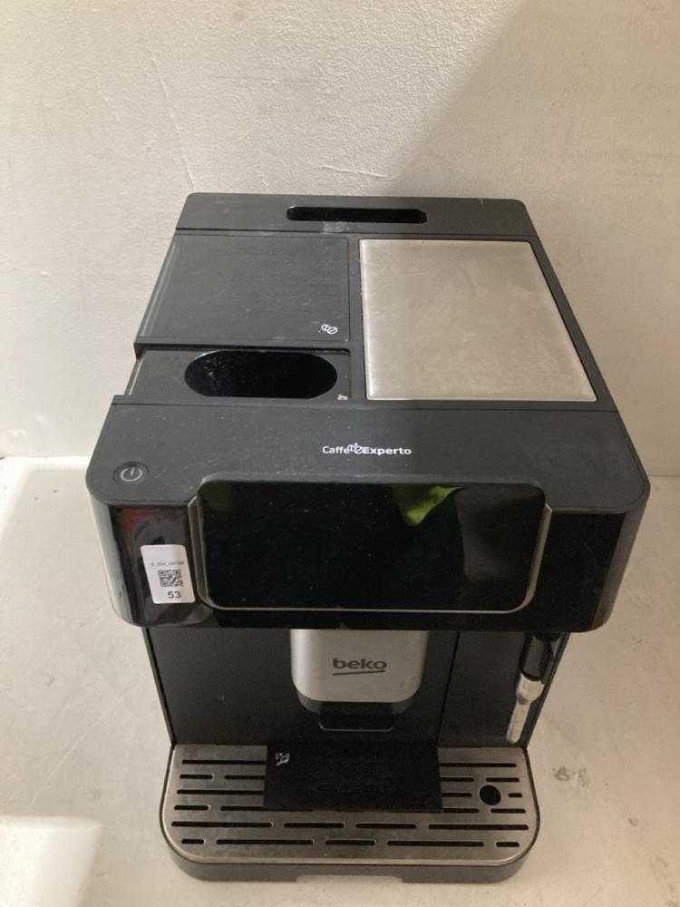 Lot 53  
            Birmingham SR108 - Parcel Delivery Only 

                
BEKO CAFFE ESPRESSO BEAN TO CUP COFFEE MACHINE MODEL CEG7302B ORIGINAL RRP £235.00