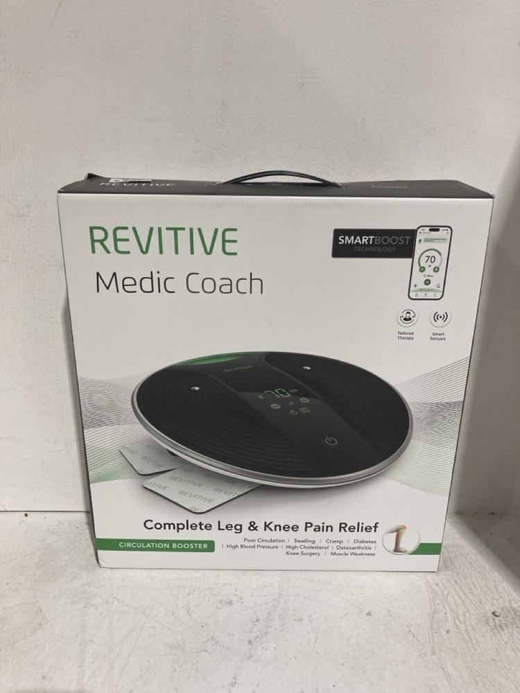 Lot 542  
            Birmingham SR108 - Parcel Delivery Only 

                
REVITIVE MEDIC COACH CIRCULATION BOOSTER