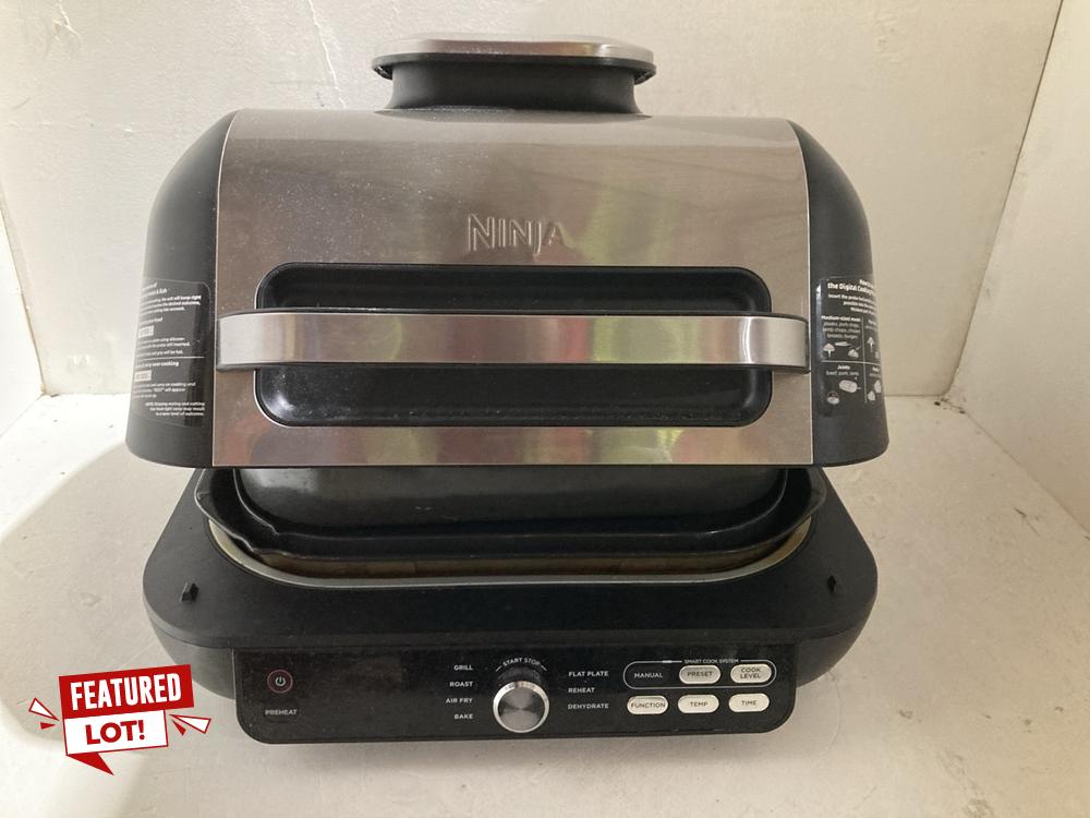 Lot 54  
            Birmingham SR108 - Parcel Delivery Only 

                
NINJA FOODI BLACK/SILVER GRILL AIR FRYER ORIGINAL RRP £299.99