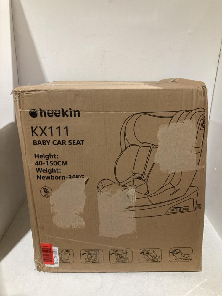 Lot 555  
            Birmingham SR108 - Parcel Delivery Only 

                
HEEKIN BABY CAR SEAT