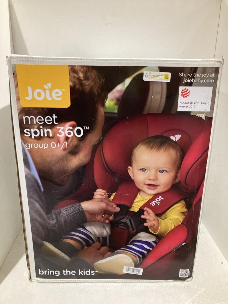 Lot 556  
            Birmingham SR108 - Parcel Delivery Only 

                
JOIE MEET SPIN 360 CAR SEAT