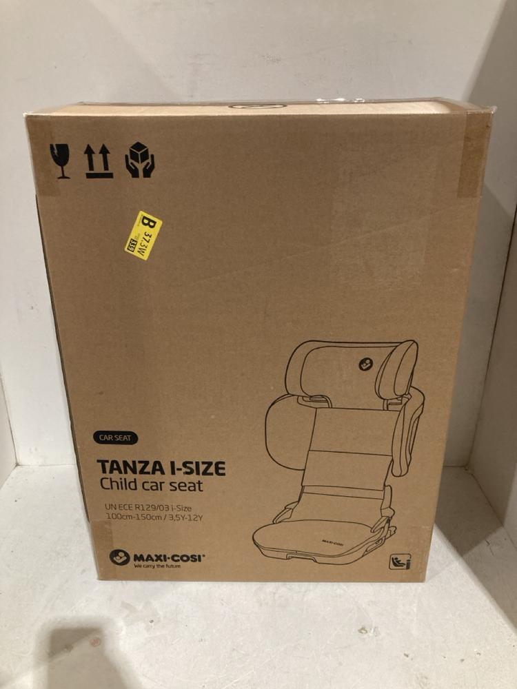 Lot 558  
            Birmingham SR108 - Parcel Delivery Only 

                
MAXI COSI TANZA II-SIZE CHILD CAR SEAT