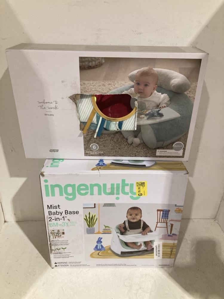 Lot 564  
            Birmingham SR108 - Parcel Delivery Only 

                
2 X ITEMS TO INCLUDE INGENUITY MIST BABY BASE 2 IN 1