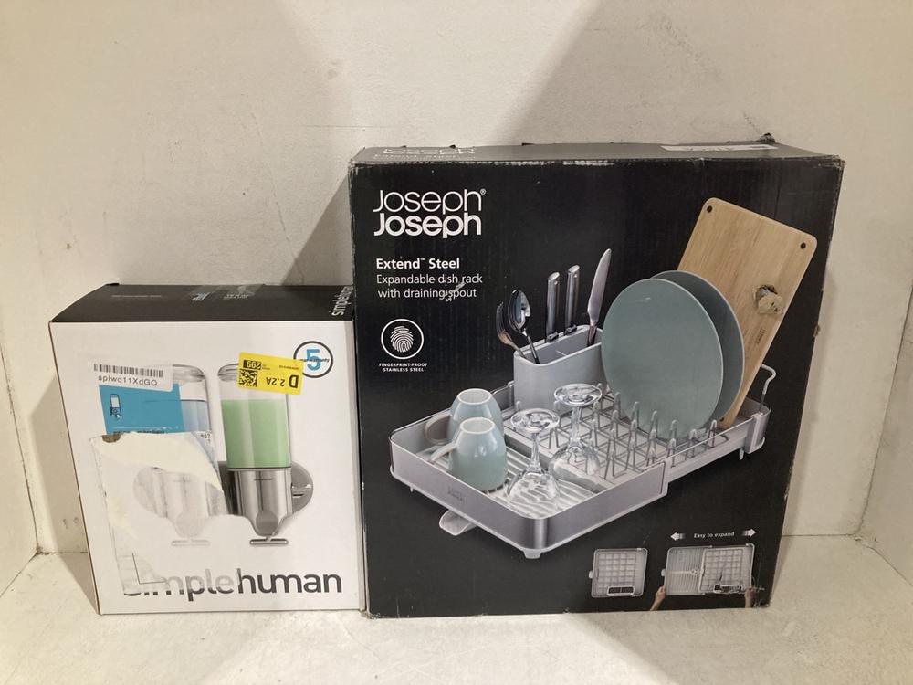 Lot 569  
            Birmingham SR108 - Parcel Delivery Only 

                
2 X ITEMS TO INCLUDE SIMPLEHUMAN RUST PROOF STAINLESS STEEL SOAP DISPENSER