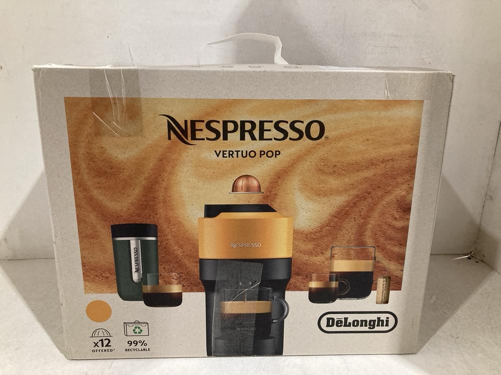 Lot 577  
            Birmingham SR108 - Parcel Delivery Only 

                
NESPRESSO VERTUO POP COFFEE MACHINE