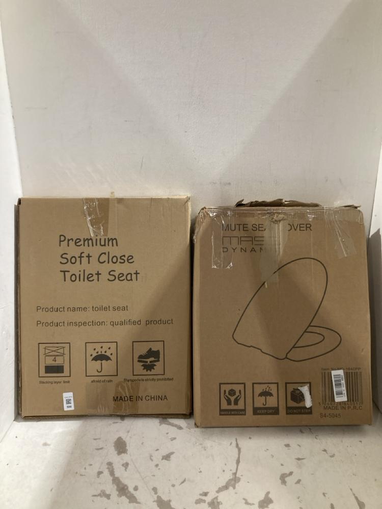 Lot 586  
            Birmingham SR108 - Parcel Delivery Only 

                
5 X ITEMS TO INCLUDE SOFT CLOSE TOILET SEAT
