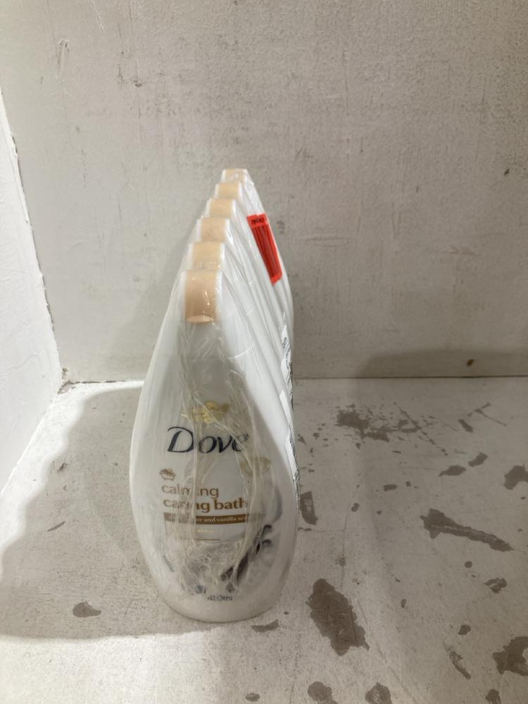 Lot 596  
            Birmingham SR108 - Parcel Delivery Only 

                
3 X 6 PACK OF DUVE BUTTER & VANILLA BATH MOISTURIZER