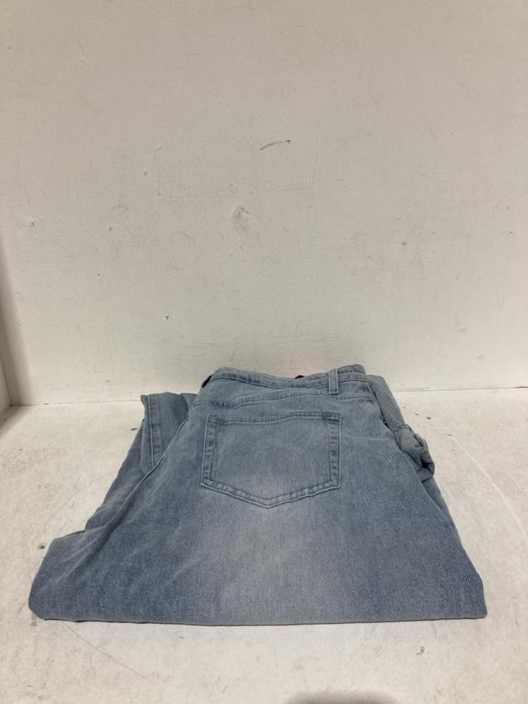 Lot 619  
            Birmingham SR108 - Parcel Delivery Only 

                
BOX OF ITEMS TO INCLUDE PRETTY LITTLE THINGS LIGHT BLUE DENIM JEANS SIZE UK 16