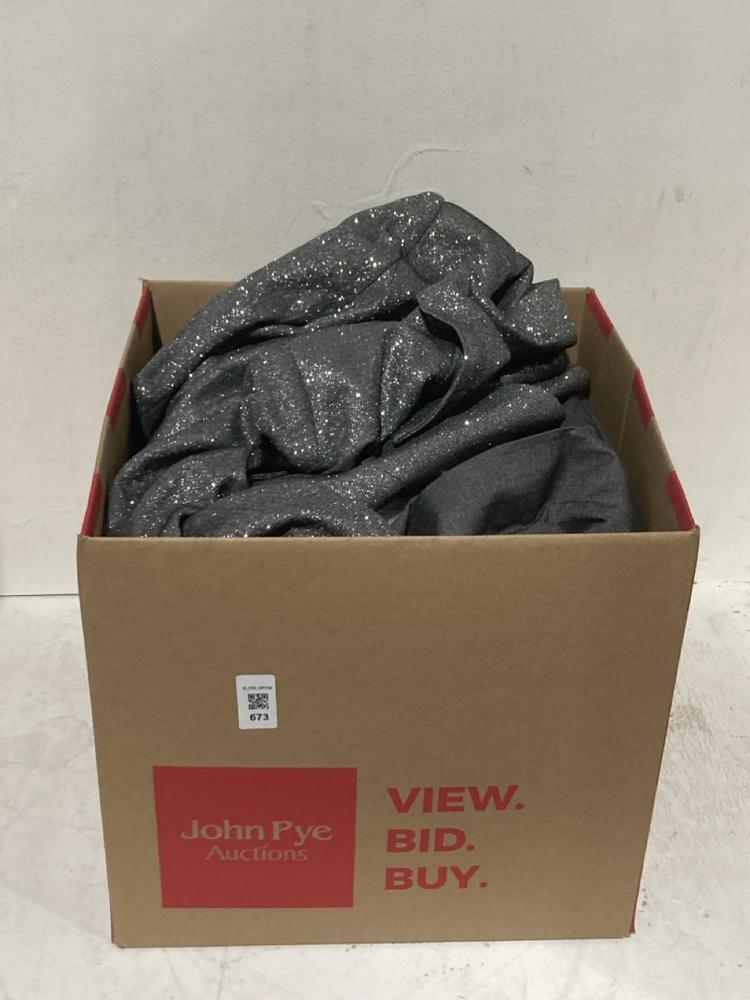 Lot 673  
            Birmingham SR108 - Parcel Delivery Only 

                
BOX OF ITEMS TO INCLUDE KARRIMOR GREY COAT SIZE UK 10