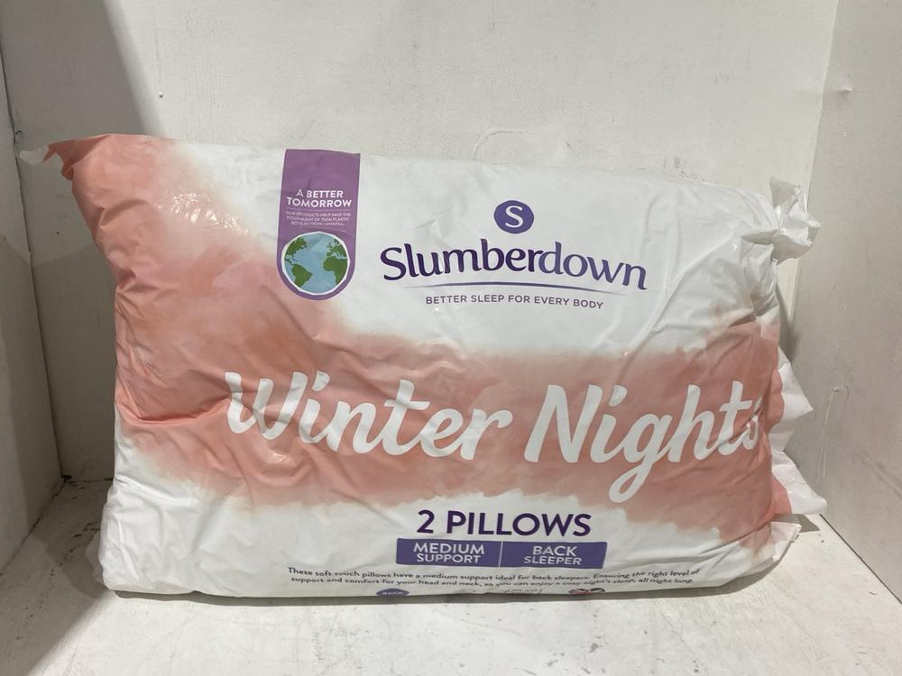 Lot 686  
            Birmingham SR108 - Parcel Delivery Only 

                
4 X ITEMS TO INCLUDE SILENT NIGHT SO SNUG 2 PILLOWS