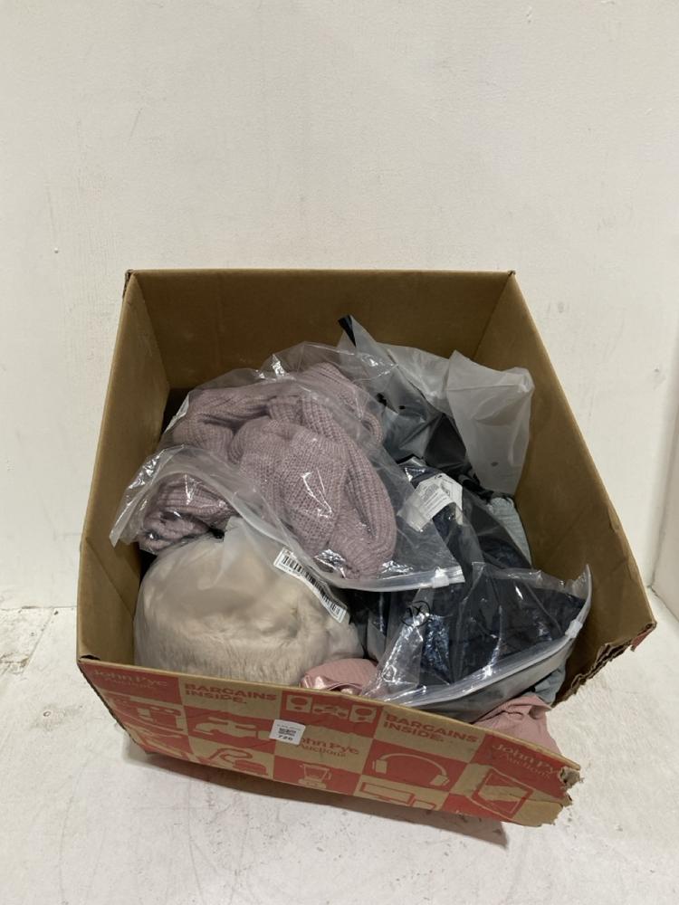 Lot 726  
            Birmingham SR108 - Parcel Delivery Only 

                
BOX OF ITEMS TO INCLUDE BLUE DENIM JEANS SIZE 4XL