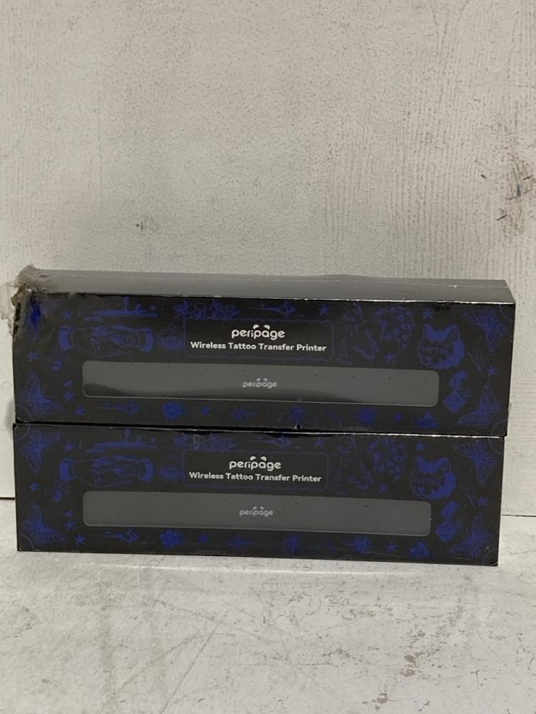 Lot 747  
            Birmingham SR108 - Parcel Delivery Only 

                
2 X PERIPAGE WIRLESS TATTOO TRANSFER PRINTER