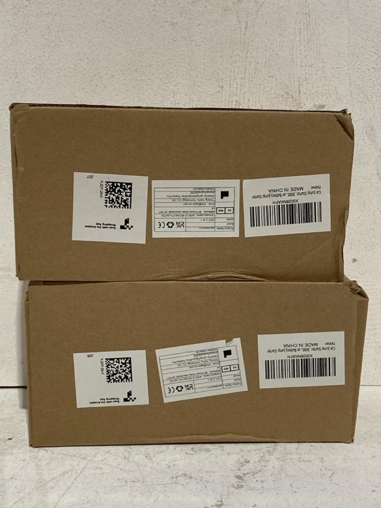 Lot 750  
            Birmingham SR108 - Parcel Delivery Only 

                
2 X CAR JUMP STARTER 3000