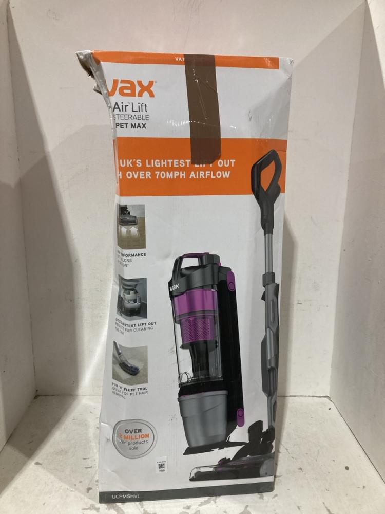 Lot 785  
            Birmingham SR108 - Parcel Delivery Only 

                
VAX AIRLIFT STEERABLE PET MAX VACUUM CLEANER