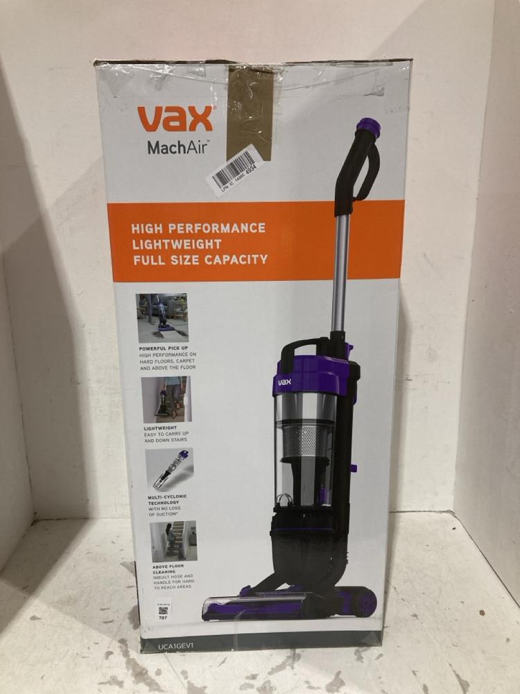 Lot 787  
            Birmingham SR108 - Parcel Delivery Only 

                
VAX MACH AIR UPRIGHT VACUUM CLEANER