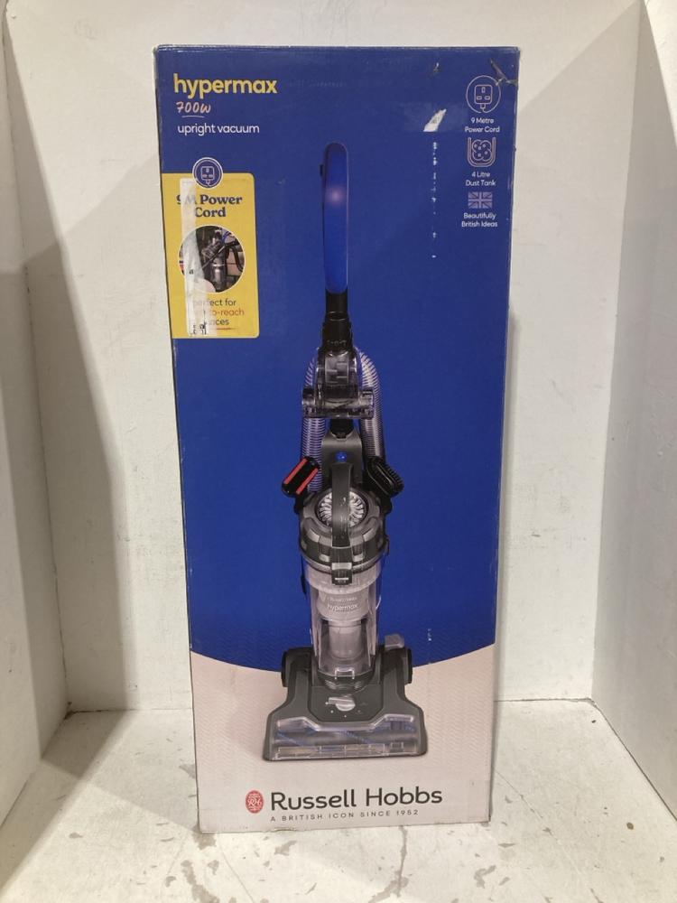 Lot 789  
            Birmingham SR108 - Parcel Delivery Only 

                
RUSSELL HOBBS HYPERMAX VACUUM CLEANER
