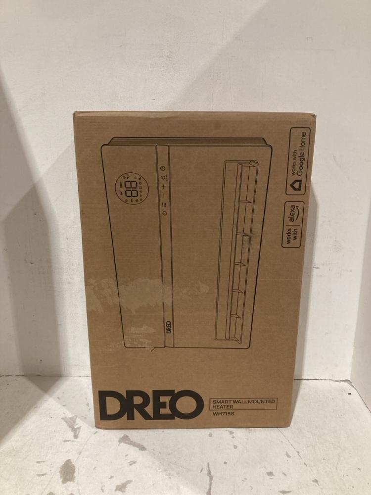 Lot 802  
            Birmingham SR108 - Parcel Delivery Only 

                
DREO SMART WALL MOUNTED HEATER