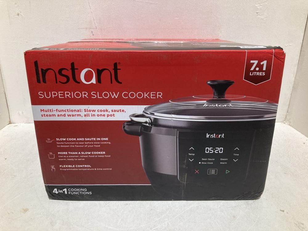 Lot 804  
            Birmingham SR108 - Parcel Delivery Only 

                
INSTANT SUPERIOR SLOW COOKER