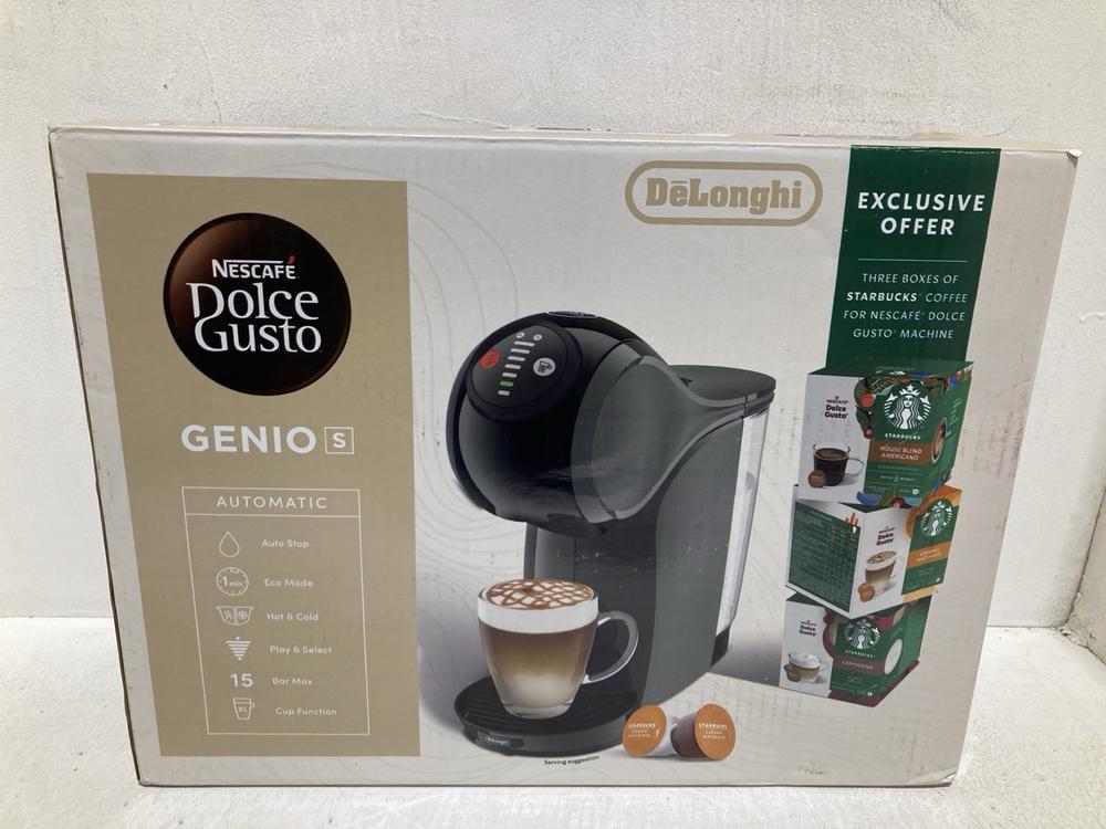 Lot 807  
            Birmingham SR108 - Parcel Delivery Only 

                
NESCAFE DOLCE GUSTO COFFEE MACHINE