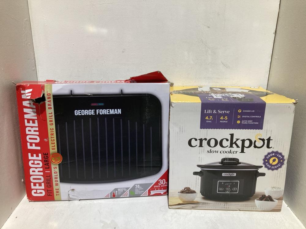 Lot 810  
            Birmingham SR108 - Parcel Delivery Only 

                
2 X ITEMS TO INCLUDE CROCK POT DIGITAL SLOW COOKER
