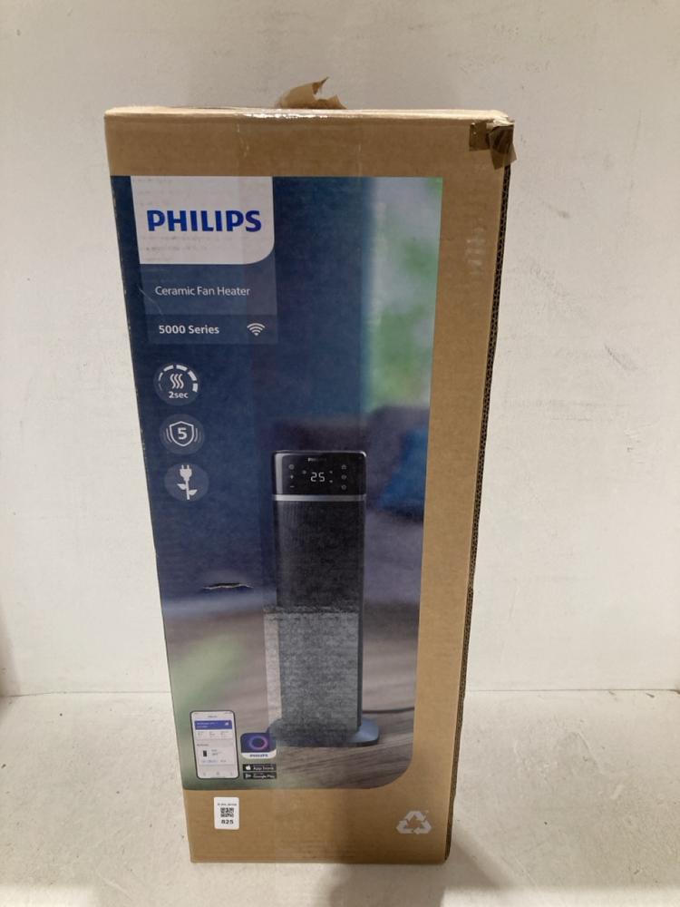 Lot 825  
            Birmingham SR108 - Parcel Delivery Only 

                
PHILIPS CERAMIC FAN HEATER 5000 SERIES