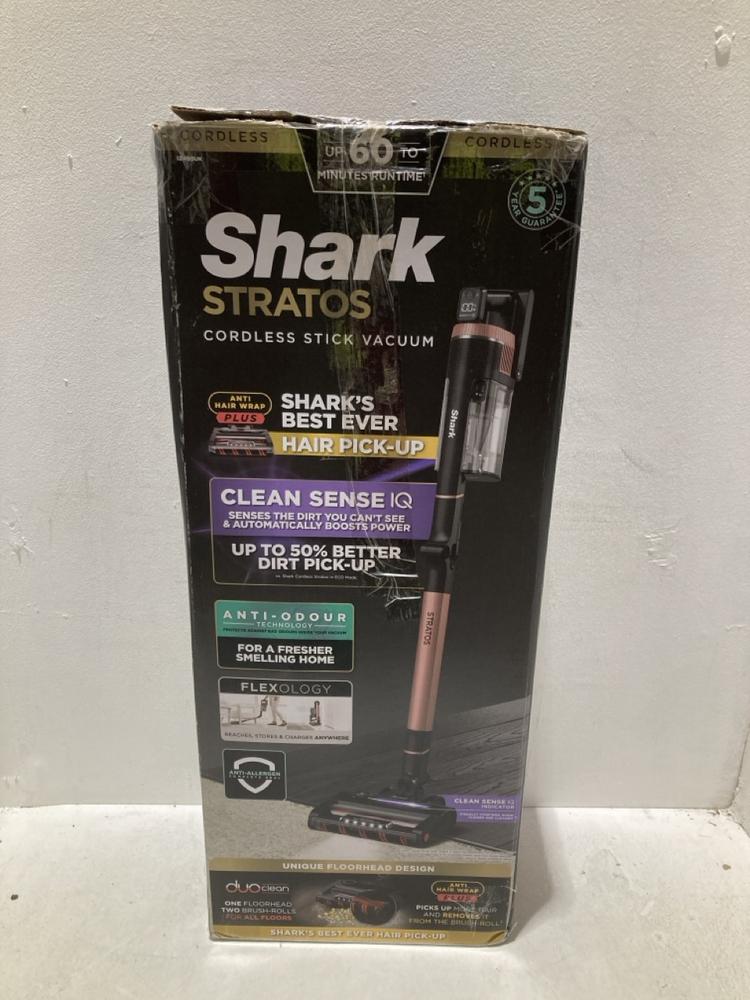 Lot 843  
            Birmingham SR108 - Parcel Delivery Only 

                
SHARK STROTOS CORDLESS STICK VACUUM CLEANER