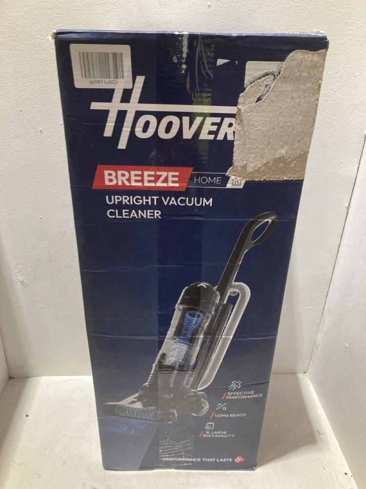 Lot 849  
            Birmingham SR108 - Parcel Delivery Only 

                
HOOVER BREEZE HOME UPRIGHT VACUUM CLEANER