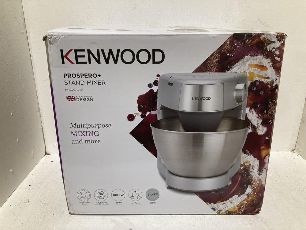 Lot 859  
            Birmingham SR108 - Parcel Delivery Only 

                
KENWOOD PROSPERO STAND MIXER