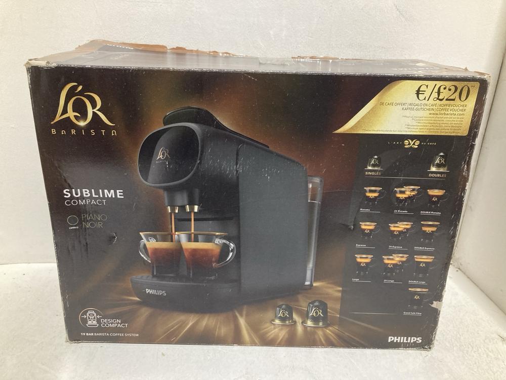 Lot 860  
            Birmingham SR108 - Parcel Delivery Only 

                
LOR BARISTA COFFEE MACHINE