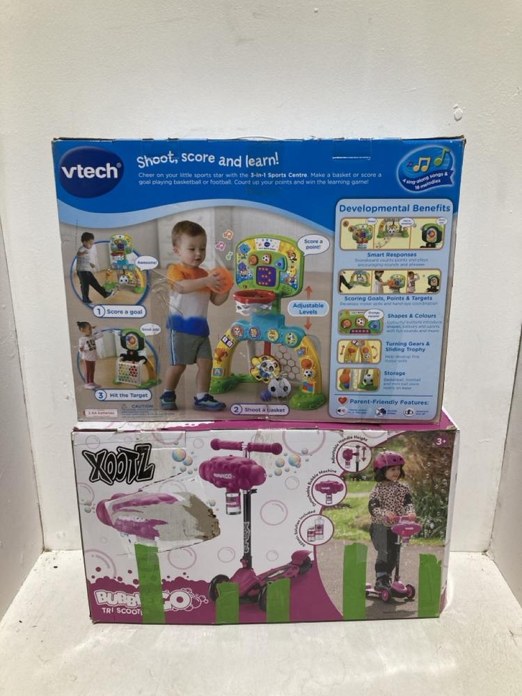 Lot 867  
            Birmingham SR108 - Parcel Delivery Only 

                
2 X ITEMS TO INCLUDE XOOTZ BUBBLE SCOOTER