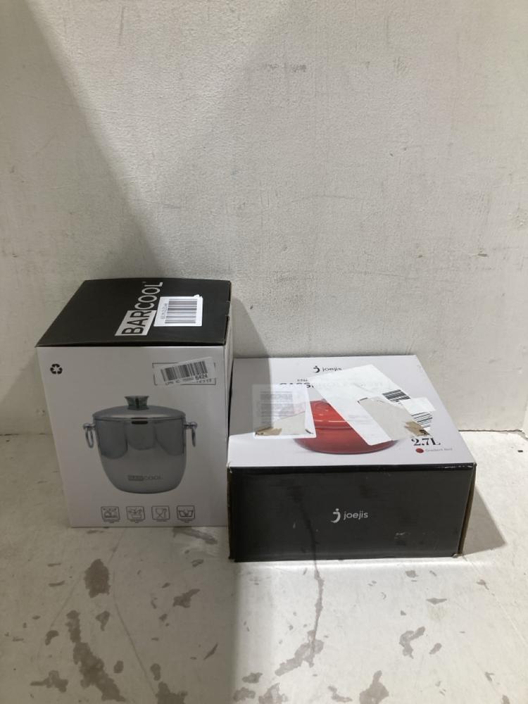 Lot 872  
            Birmingham SR108 - Parcel Delivery Only 

                
2 X ITEMS TO INCLUDE 3L STAINLESS STEEL ICE BUCKET & TONGS