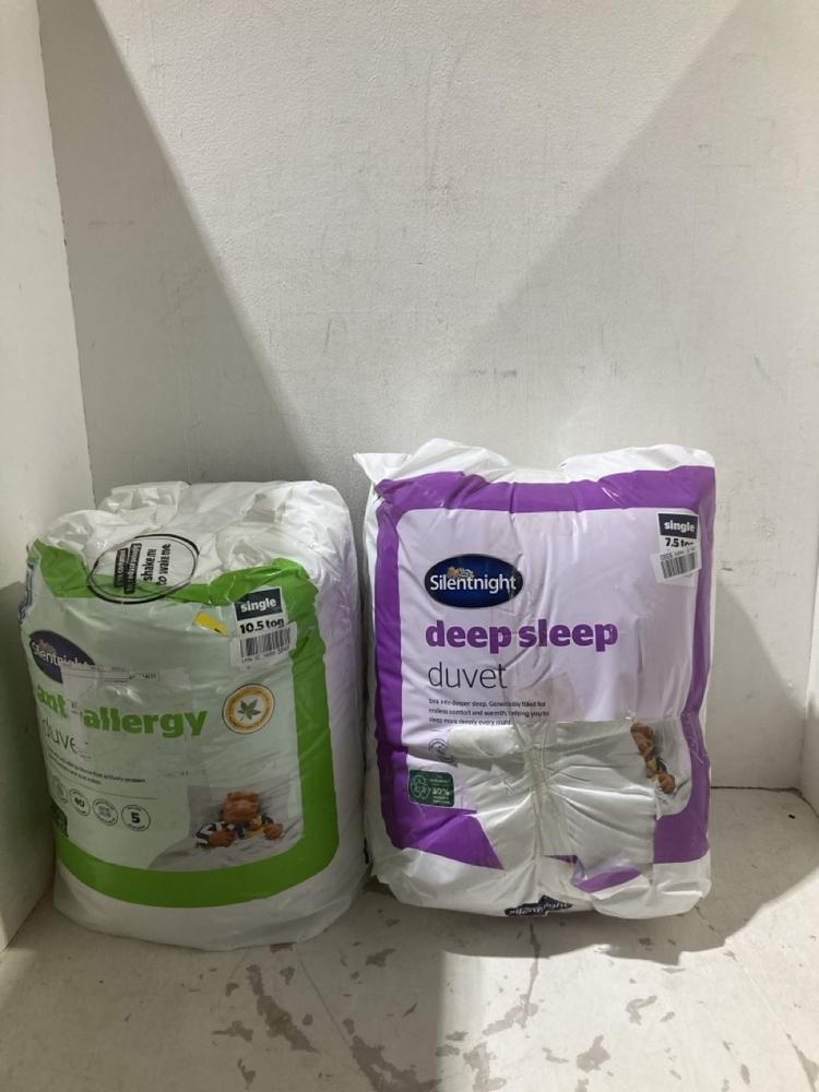 Lot 875  
            Birmingham SR108 - Parcel Delivery Only 

                
2 X ITEMS TO INCLUDE SILENTNIGHT DEEP SLEEP DUVET