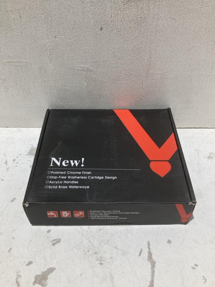 Lot 931  
            Birmingham SR108 - Parcel Delivery Only 

                
NEW POLISHED CHROME FINISH MIXER TAP FAUCET