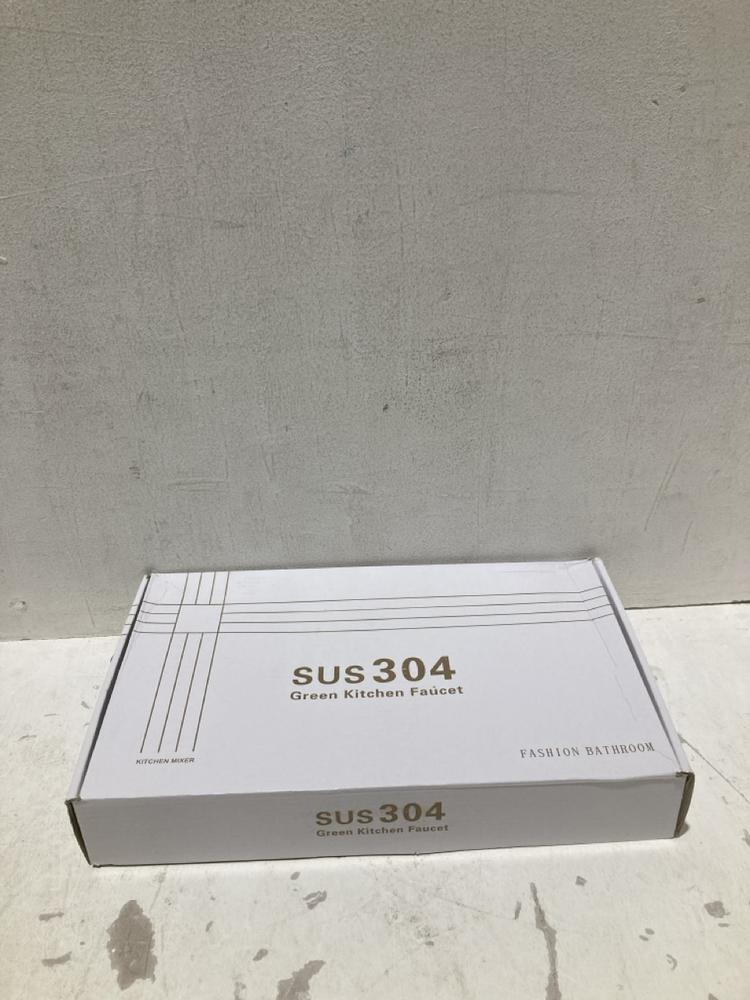 Lot 934  
            Birmingham SR108 - Parcel Delivery Only 

                
GREEN KITCHEN SUS304 KITCHEN MIXER FAUCET